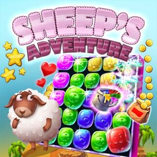 Игра Приключения овечек - Три в ряд бесплатно