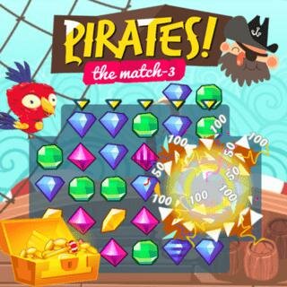 Игра Пираты - Три в ряд