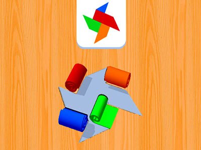 Игра Цветные Рулоны - логика онлайн