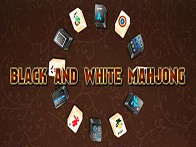 Игра Маджонг - Чёрное и Белое